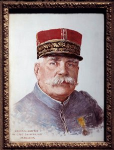 Ritratto del Generale Joffre (1852-1931), maresciallo di Francia Dipinto di Joseph Félix Bouchor (1853-1937). 1915. Parigi, Museo Carnavalet