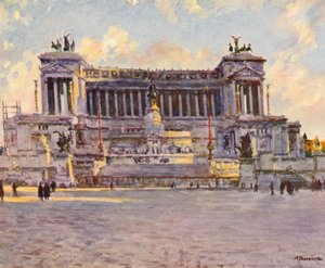 Roma: Il Monumento a Vittorio Emanuele da Joseph Felix Bouchor