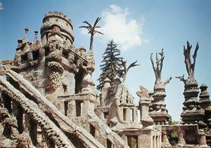 Le Palais Idéal, costruito 1879-1912 da Joseph Ferdinand Cheval