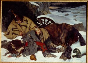 Episodio della ritirata russa. Guerra napoleonica (1812) da Joseph Fernand Boissard de Boisdenier