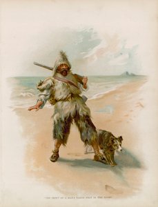Illustrazione per Robinson Crusoe da Joseph Finnemore