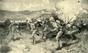 La Battaglia di Colenso - Il Reggimento Reale del Surrey Centrale guida l