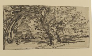 Studio di alberi, 1870 da Joseph Frank Currier