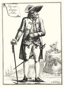 Ho una buona idea (incisione) da Joseph Franz von (after) Goez