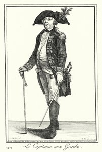 Il Capitano delle Guardie (incisione) da Joseph Franz von (after) Goez
