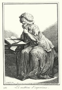 La Matrona Esperta (incisione) da Joseph Franz von (after) Goez