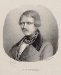 Ritratto del compositore Jean-Georges Kastner da Joseph Frédéric Flaxland