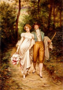 Corteggiamento da Joseph Frederick Charles Soulacroix