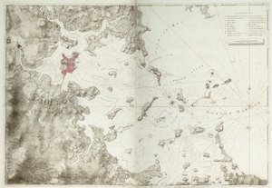 Una carta del porto di Boston da Joseph Frederick Wallet DesBarres