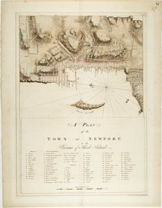 Piano della città di Newport nella provincia di Rhode Island