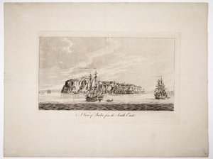 Veduta di Quebec da sud-est, c.1781 da Joseph Frederick Wallet DesBarres