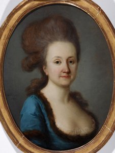 Ritratto di Euphrosine Katharina von Bock, nata von Stackelberg 1752-1821, 1780 da Joseph Friedrich August Darbes