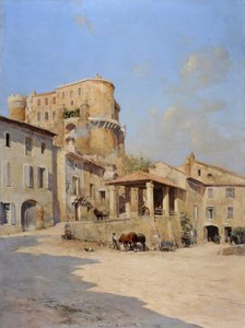 Il castello degli Isnard a Suze la Rousse da Joseph Garibaldi