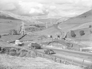 Traffico su strada Shap