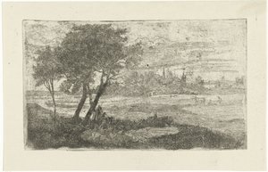 Paesaggio con un aratore da Joseph Hartogensis