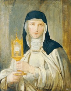 Santa Caterina con ostensorio da Joseph Hasslwander