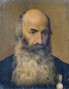 Studio della testa di un uomo barbuto II