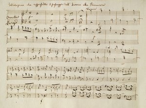 Ouverture dalla partitura di 