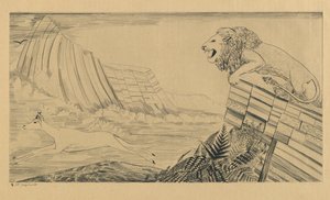 Leone e gazzella da Joseph Hecht