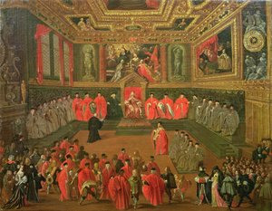 Udienza con il Doge al Collegio del Palazzo Ducale