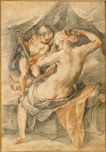 Tedesco: Venere davanti allo specchio La toilette di Venere