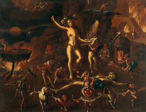 Una scena di stregoneria da Joseph Heintz the Younger