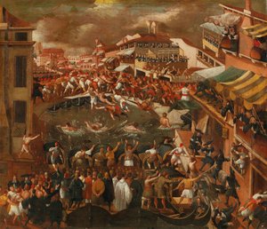 Ponte dei Pugni a Venezia da Joseph Heintz the Younger