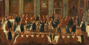Il banchetto del Doge da Joseph Heintz the Younger