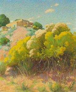Studio di Taos da Joseph Henry Sharp