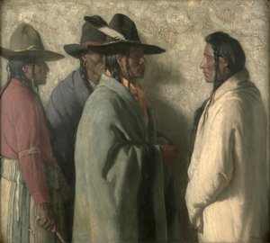 Missione dei giovani capi, 1919 circa (olio su tela)
