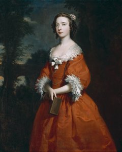 Miss Hamilton, c.1735-45 da Joseph Highmore