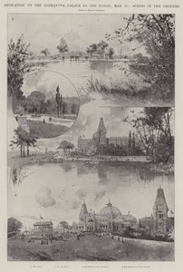 Dedicazione del Palazzo Alexandra al pubblico, 18 maggio, scene nei giardini da Joseph Holland Tringham