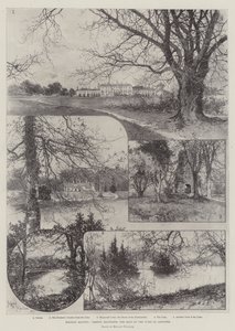 Luoghi di vacanza, Carton, Maynooth, la sede del Duca di Leinster da Joseph Holland Tringham
