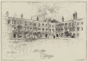 Jesus College, Cambridge da Joseph Holland Tringham
