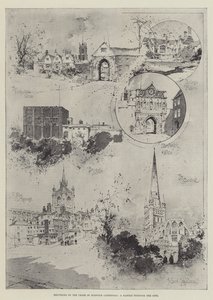 Riapertura del coro della Cattedrale di Norwich, una passeggiata per la città da Joseph Holland Tringham