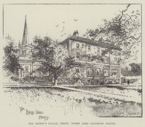 Il Palazzo del Vescovo, Derry, dove soggiornò Lord Salisbury
