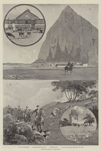 La caccia di Calpe, a Gibilterra da Joseph Holland Tringham