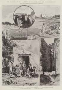 Il ciclone in Sicilia, vedute di Siracusa e dintorni