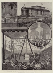 Il Duca e la Duchessa di York a Liverpool, 10 settembre da Joseph Holland Tringham