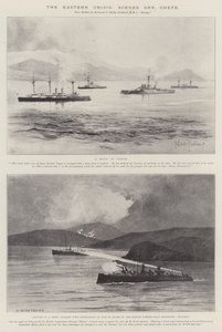 La crisi orientale, scene al largo di Creta