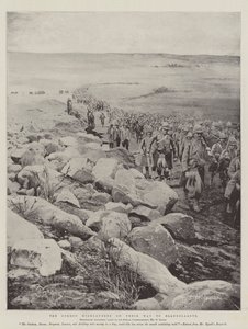 Gli Highlanders di Gordon in viaggio verso Elandslaagte