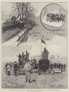 Il Principe di Galles e il gruppo al West Norfolk Hunt Club Steeplechases, a East Winch, lunedì 9 aprile da Joseph Holland Tringham