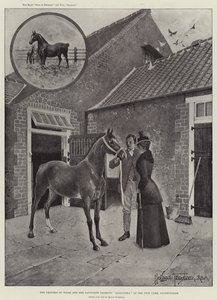 La Principessa di Galles e il suo puledro preferito Alexandra alla fattoria di Sandringham