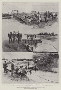 I Royal Engineers ad Aldershot, il battaglione di ponti al lavoro da Joseph Holland Tringham