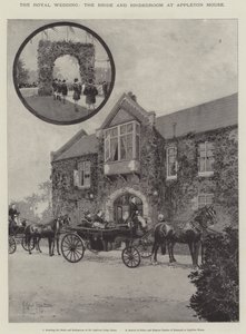 Il matrimonio reale, la sposa e lo sposo ad Appleton House