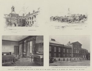 Vedute di Kensington Palace, le sale di stato che, per ordine della Regina, saranno restaurate e aperte al pubblico da Joseph Holland Tringham