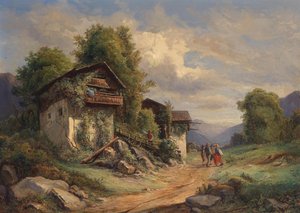Joseph Höger Idillio rurale 1852 da Joseph Hoger