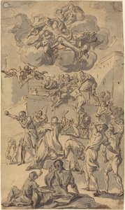 La lapidazione di Santo Stefano da Joseph Ignace François Parrocel