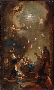 La discesa dello Spirito Santo (Pentecoste) da Joseph Ignaz Mildorfer