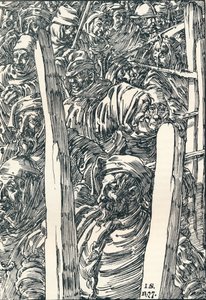 La rivolta dei contadini da Joseph Kaspar Sattler